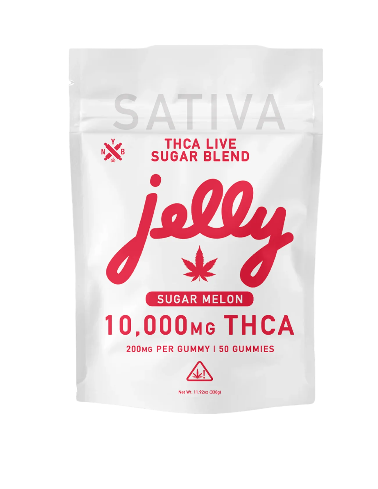 Not Your Bakery | THCa Live Sugar Gummies : 1,000mg - Sugar Melon (SATIVA)