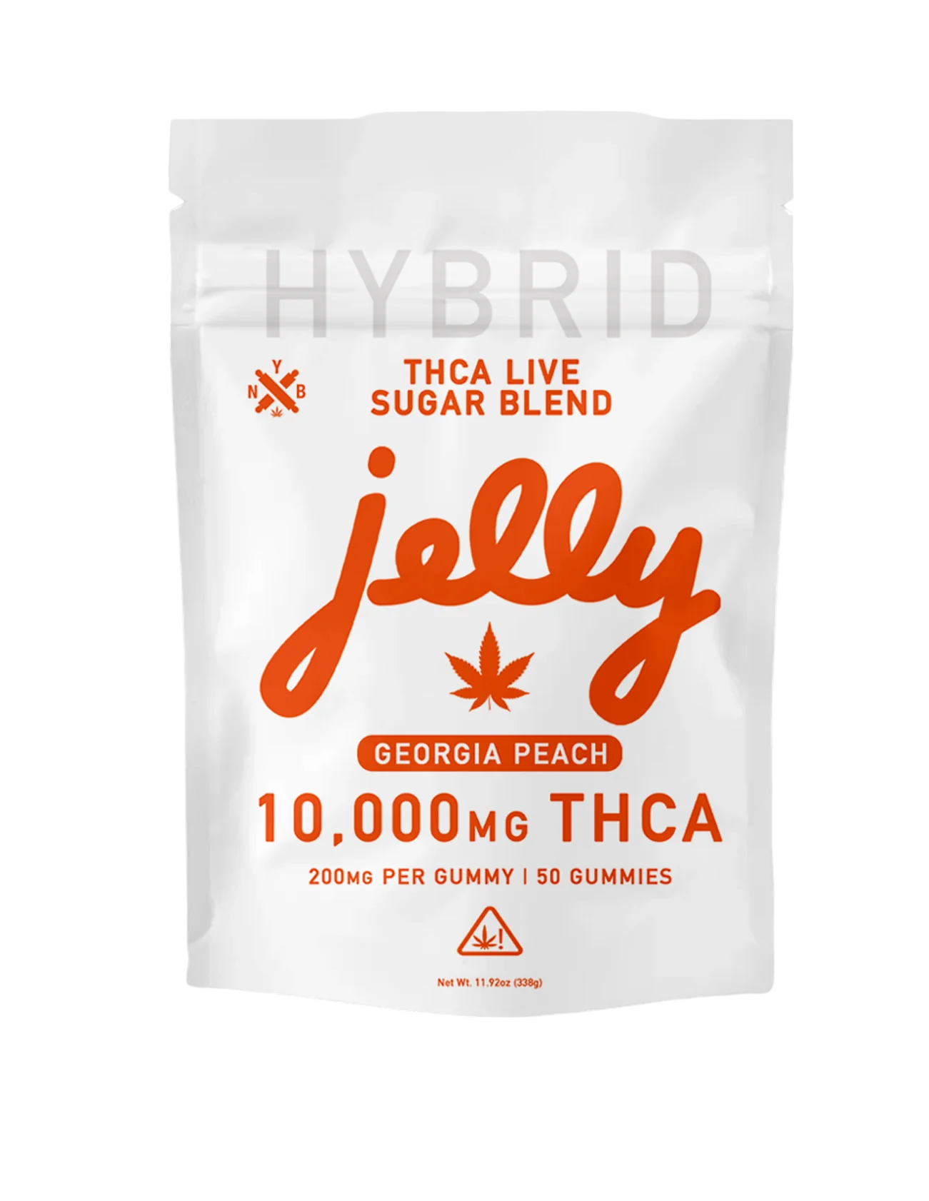 Not Your Bakery | THCa Live Sugar Gummies : 1,000mg - Georgia Peach (HYBRID)