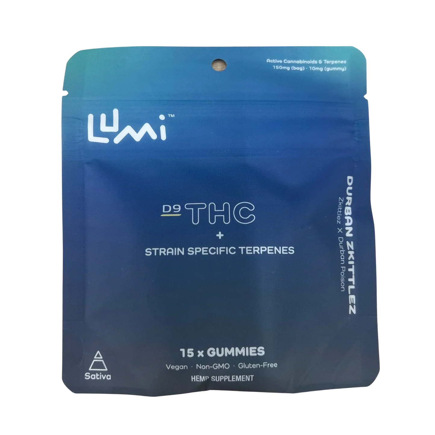 LUMI LABS | D9 Hemp Gummies - Durban Zkittles : SATIVA