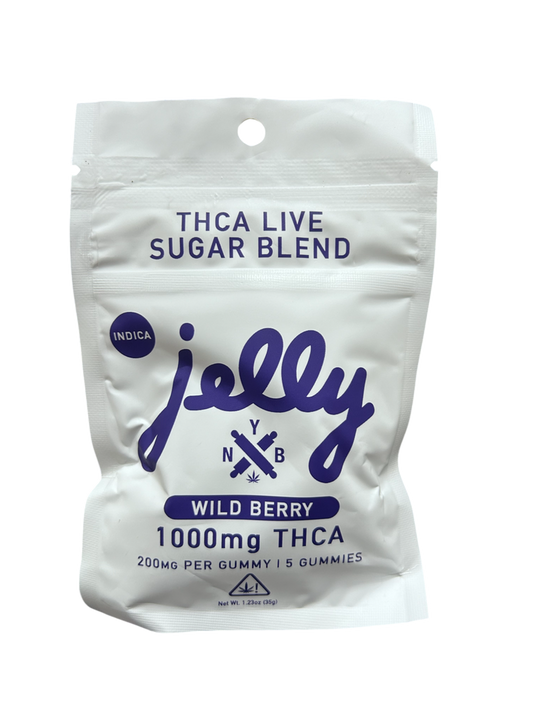 Not Your Bakery | THCa Live Sugar Gummies : 1,000mg - Wild Berry (INDICA)